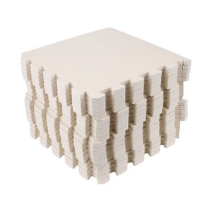 코멧 펫 반려동물 퍼즐 매트 32.5x32.5cm, 화이트, 1세트, 20개
