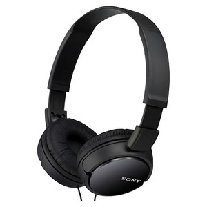소니 스테레오 헤드폰 MDR-ZX110AP 블랙 3.5mm단자