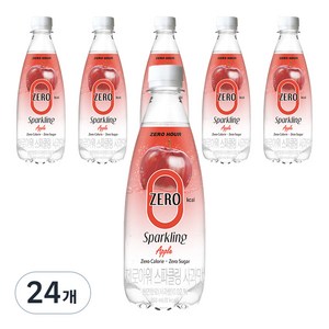 제로아워 0kcal 스파클링 사과맛, 350ml, 24개