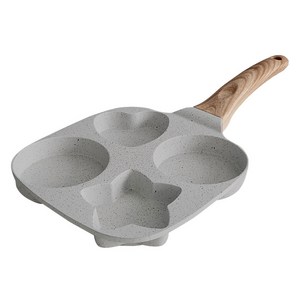 나리히라 인덕션 IH 믹스에그팬 웜그레이, 19cm, 1개