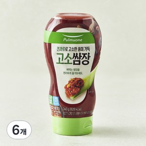 풀무원 튜브형 고소쌈장 (냉장), 360g, 6개