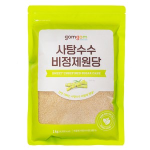 곰곰 사탕수수 비정제 원당, 1kg, 1개