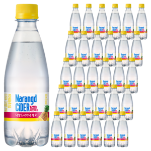 나랑드사이다 제로 파인애플, 350ml, 100개
