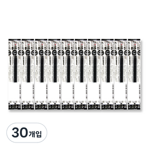 제브라 젤잉크 JF 리필심 1.0mm, 흑색, 30개