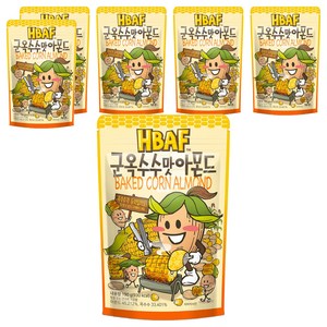 바프 군옥수수맛 아몬드, 190g, 6개