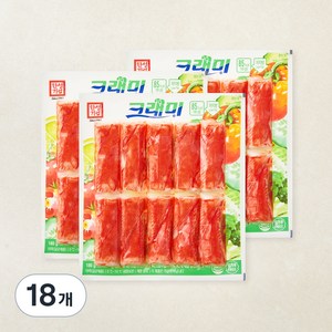 한성기업 크래미 맛살, 180g, 18개