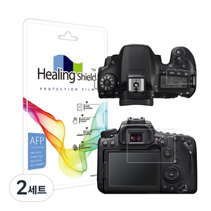 힐링쉴드 올레포빅 카메라 액정보호필름 2매, 캐논 EOS 90D, 2세트
