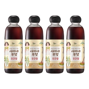 새미네부엌 진간장, 830ml, 4개