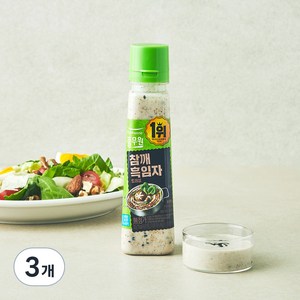 풀무원 참깨 흑임자 드레싱, 220g, 3개