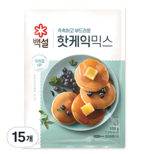 백설 핫케익믹스, 500g, 15개