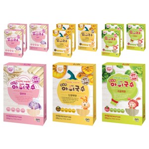 치키몽키 우리밀아이국수 버라이어티 3종세트, 일반맛, 시금치맛, 단호박맛, 4세트, 150g