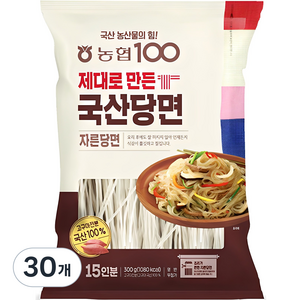 농협100 제대로 만든 자른당면, 300g, 30개