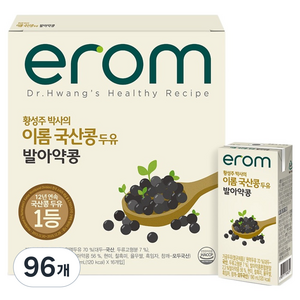 이롬 국산콩 두유, 190ml, 96개