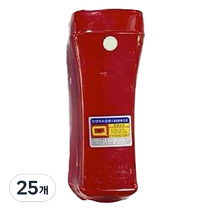 송광산업 LED 휴대용 조명등 + 배터리, 25개, 레드