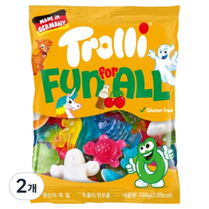 트롤리 펀포올 젤리, 100g, 2개