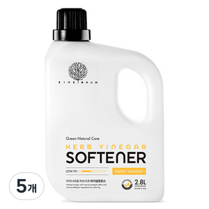 아이너바움 아기섬유린스 스윗선데이, 2.8L, 5개