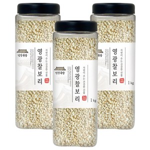 건강곡간 영광 찰보리, 1kg, 3개
