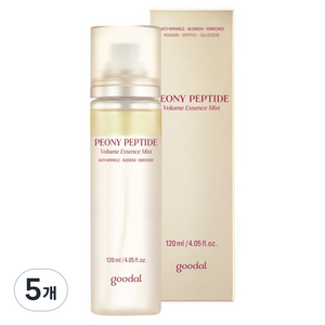 구달 피오니 펩타이드 주름 흔적 에센스 미스트, 120ml, 5개