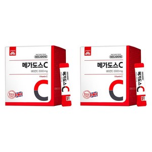 메가도스 비타민C 3000mg, 180g, 2개