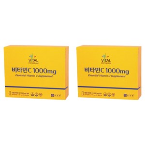바이탈프로그램 정품 비타민C 1000mg, 600정, 2개
