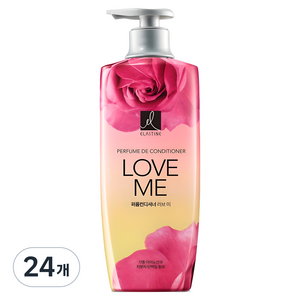 엘라스틴 퍼퓸 드 컨디셔너 러브 미 피치 앤 프리지아향, 600ml, 24개