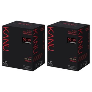 카누 다크 로스트 아메리카노 원두커피스틱, 1.6g, 60개입, 2개