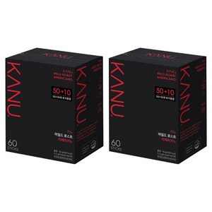 카누 마일드 로스트 아메리카노 원두커피스틱, 1.6g, 60개입, 2개