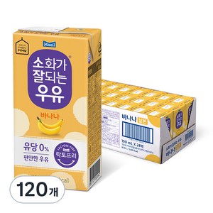 소화가잘되는우유 바나나, 190ml, 120개