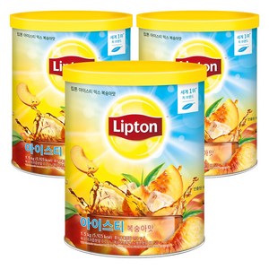 립톤 아이스티 믹스 복숭아맛, 1.5kg, 1개입, 3개
