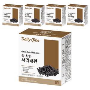 데일리원 참 착한 서리태환, 60g, 5개