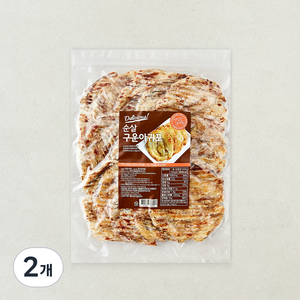 해맑은푸드 순살 구운아귀포, 2개, 500g