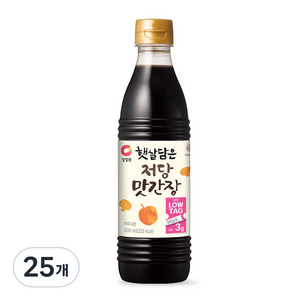 햇살담은 저당 맛간장, 500ml, 25개