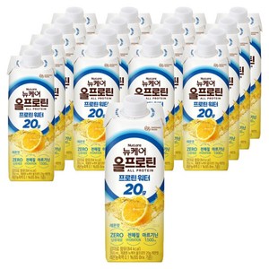 뉴케어 올프로틴 레몬맛 프로틴 워터, 350ml, 18개