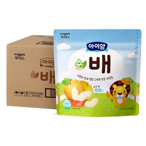 아이얌 동결건조 과일칩 순배, 15g, 10개
