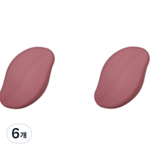 동그란주먹 수동 여성용 제모기 핑크, 2개입, 6개