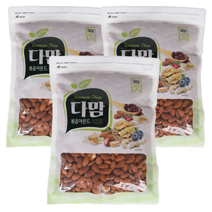 다맘 볶음아몬드, 1kg, 3개