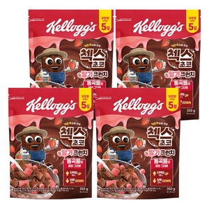 켈로그 첵스초코 딸기 크런치, 350g, 4개