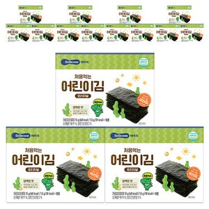 베베쿡 처음 먹는 어린이김, 15g, 15개, 오리지널