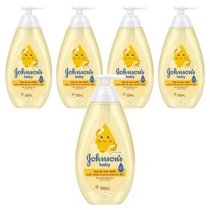 존슨즈베이비 탑투토 베이비 바스, 500ml, 5개