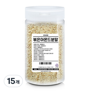 고미네 볶은 아몬드분말, 400g, 15개