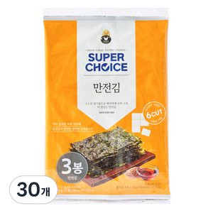 만전김 슈퍼초이스 만전김, 20g, 30개