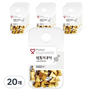바이하츠 원목 장구핀 WP, 20개