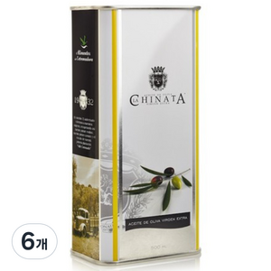 라치나타 엑스트라버진 올리브오일 틴, 500ml, 6개