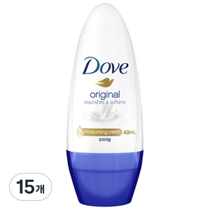 도브 오리지널 데오드란트 롤온, 40ml, 15개