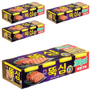 목우촌 뚝심 햄통조림, 200g, 16개