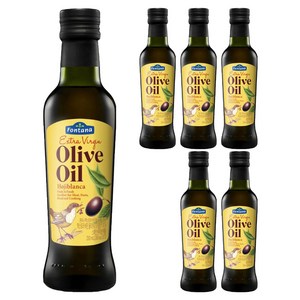 폰타나 엑스트라 버진 올리브 오일 오히블랑카, 250ml, 6개