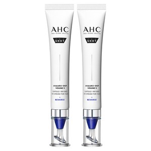 AHC 프로 샷 히알루로 딥 볼륨 5 캡슐 인퓨즈드 아이크림 포 페이스, 30ml, 2개