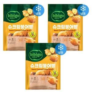 비비고 슈크림 붕어빵 (냉동), 300g, 3개