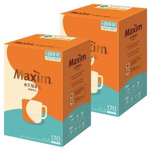 맥심 슈프림 골드 커피믹스, 13.5g, 170개입, 2개