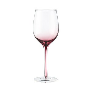 메종오브제 시에르 그라데이션 크리스탈 화이트 와인잔 핑크, 340ml, 1개